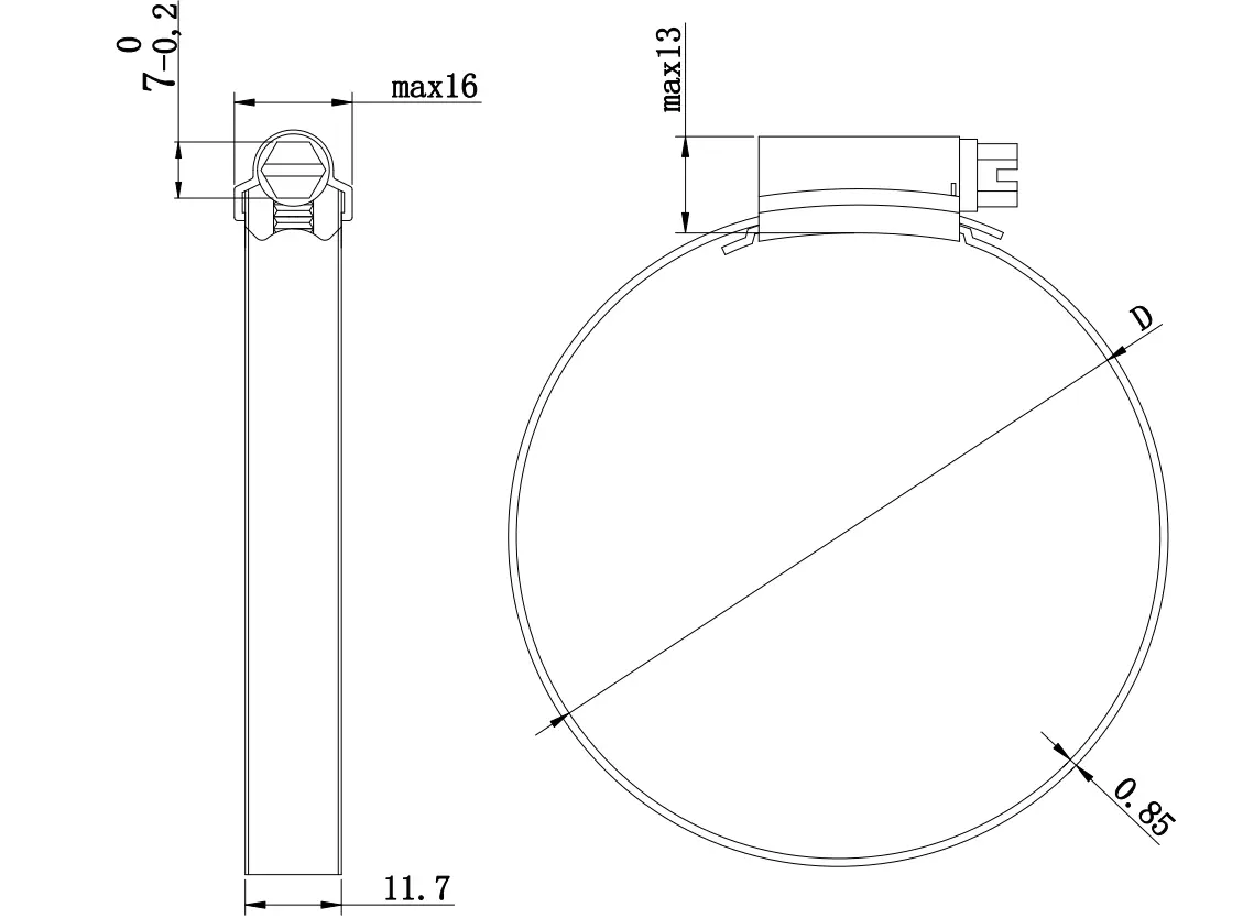 Radiator Hose Clamps