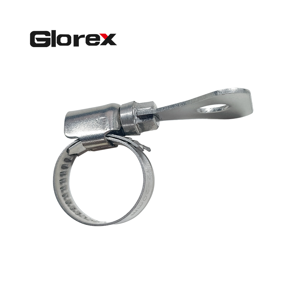 German type hose clamp with handle