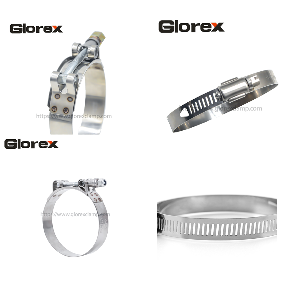 T-Bolt Clamps and worm Drive Hose Clamp