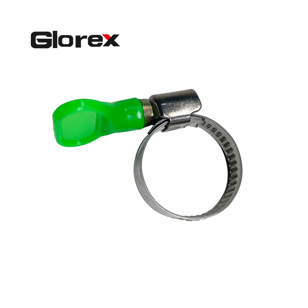 Worm Drive Hose Clamp with Handle