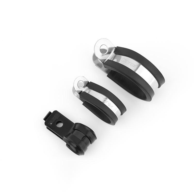 rubber lined pipe clips